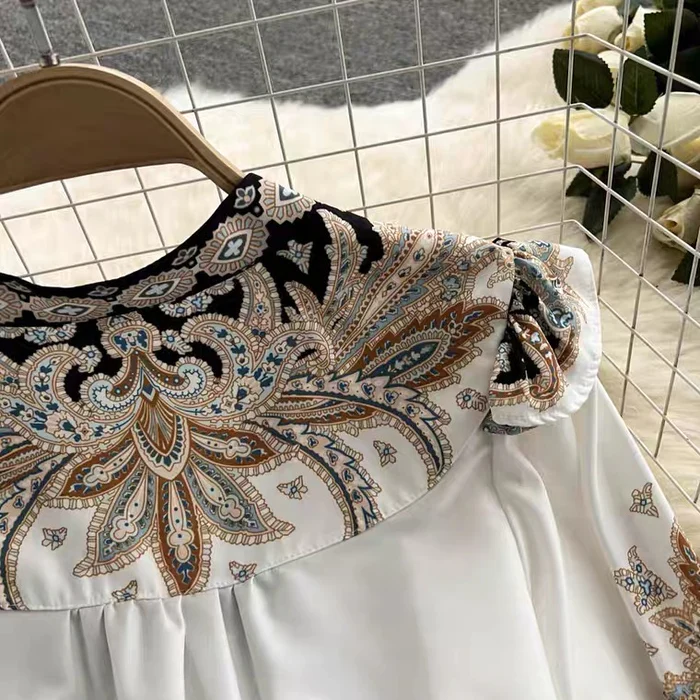 Vintage Santorini Dream Dress